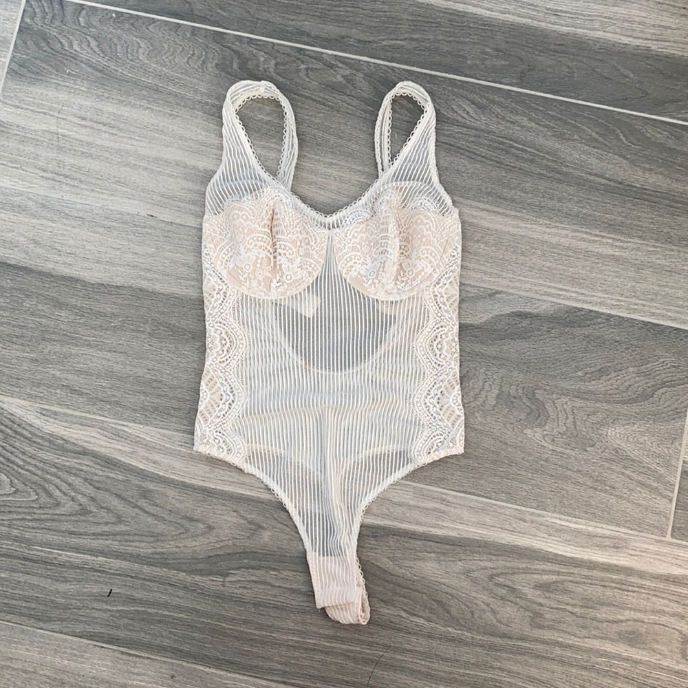 Victoria secret lace body suit
